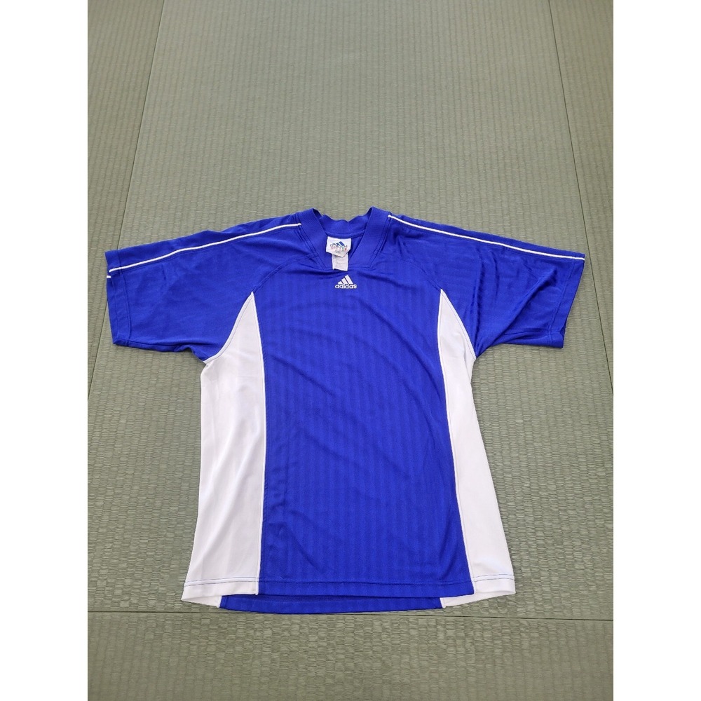 Vintage Team Hawaii Adidas‎ Soccer Jersey Shirt  Men L Blue White 90s 00s  #12